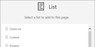 Introducing SharePoint modern list/library web parts