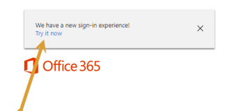 New sign-in experience for Office 365 and other Microsoft services