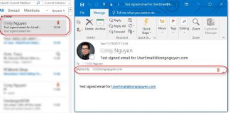 Secure your email by using a digital signature