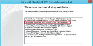 SharePoint 2016 Prerequisites fails while installing Windows Server AppFabric