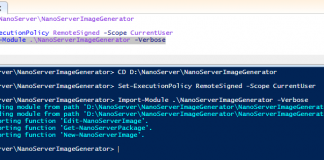 Deploying a Nano Server